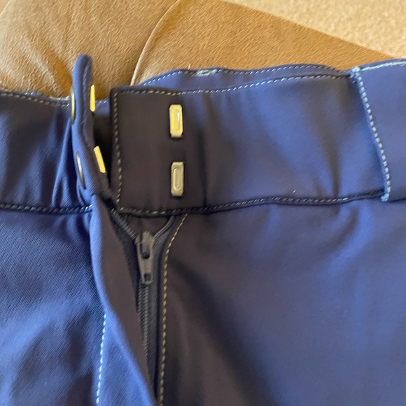 SmartPak Piper Blue Suede Full Seat Breeches sz 34R - Picture 9 of 10